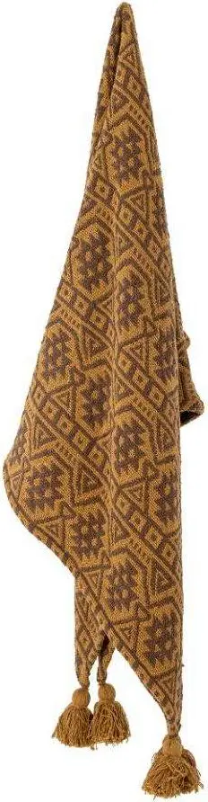 Lyla Decke, Braun 150x130cm – Ansicht 3