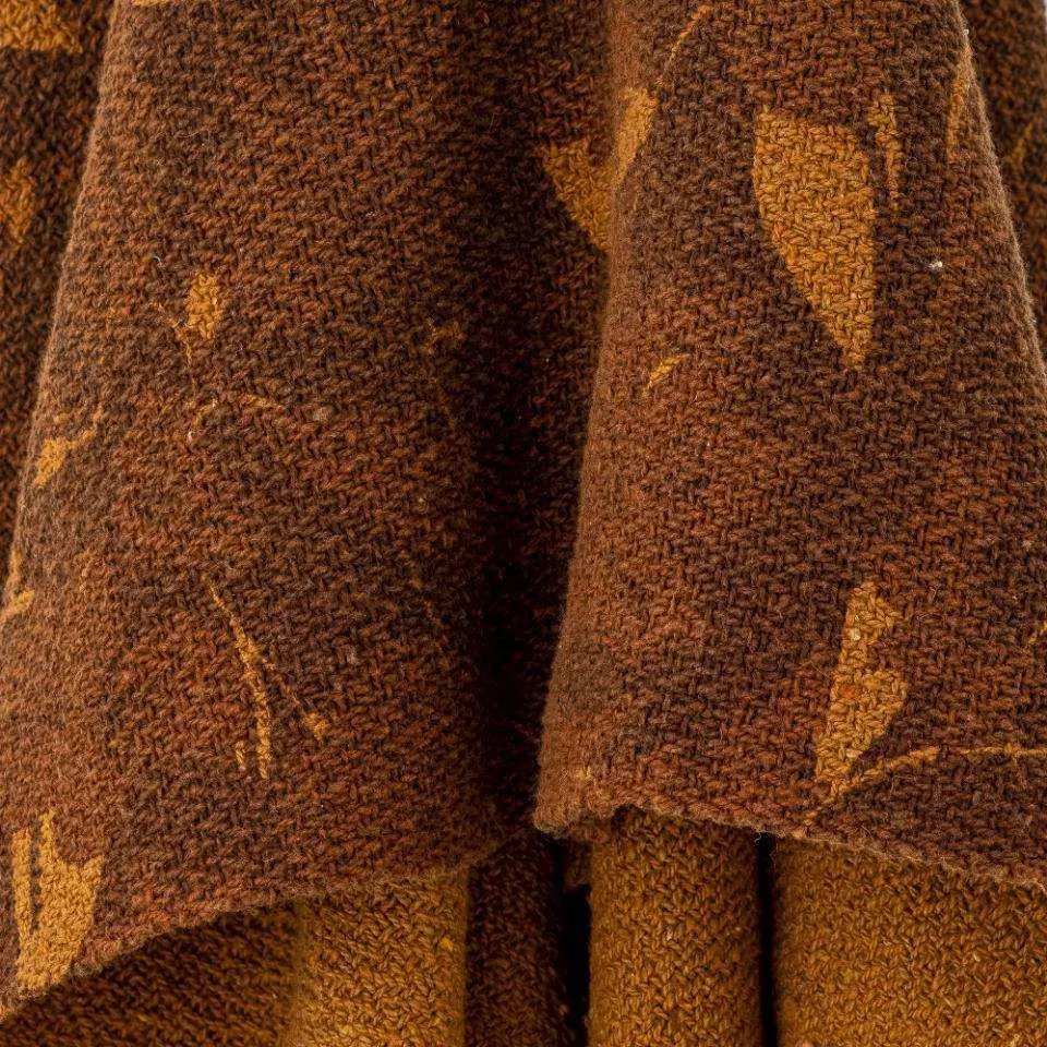 Ganja Decke, Braun 160x130cm – Ansicht 2