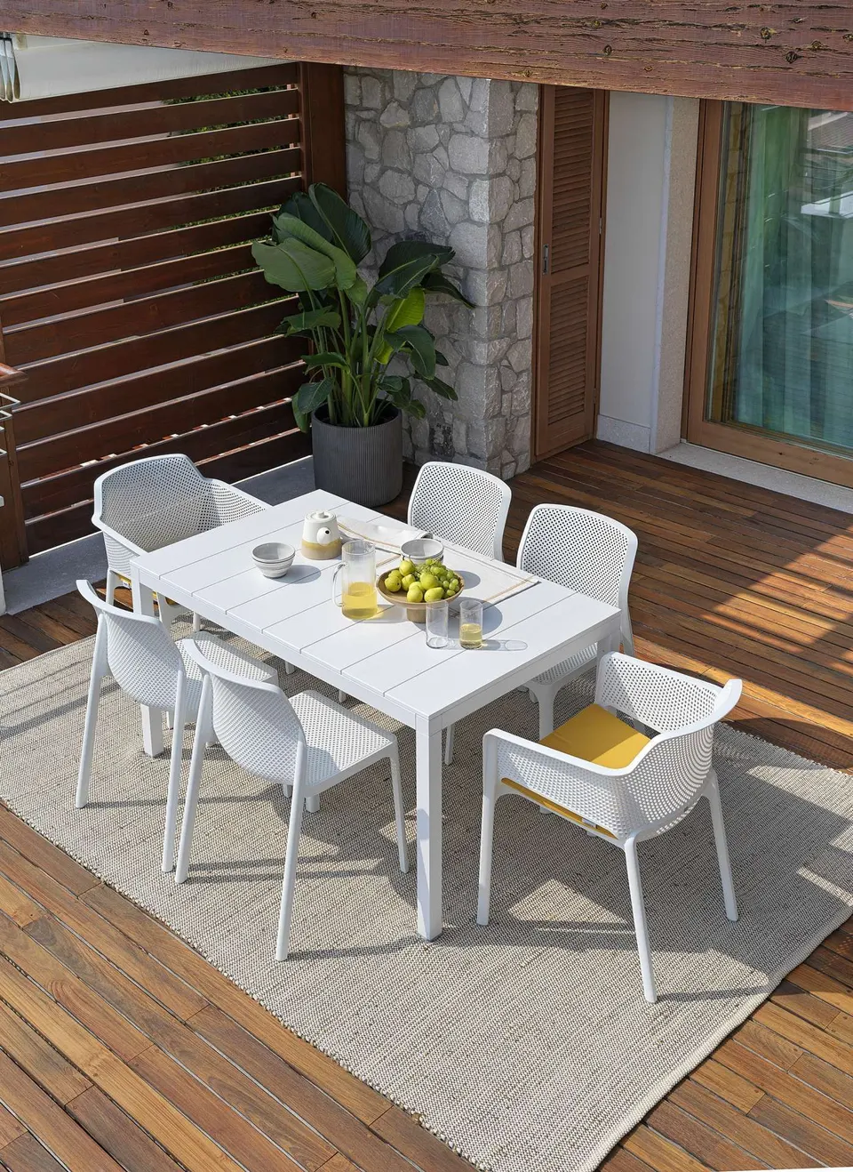 Nardi Armlehnstuhl Net bianco – Ansicht 2