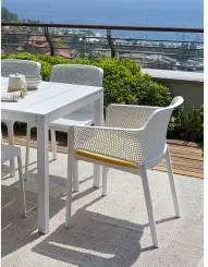 Nardi Armlehnstuhl Net bianco – Ansicht 3