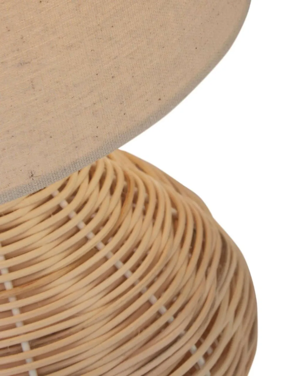Tischlampe Linna aus Rattan – Ansicht 2