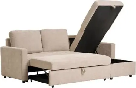 Bettsofa m. Stauraum  L 194 x B 117 x H 46 – Ansicht 4