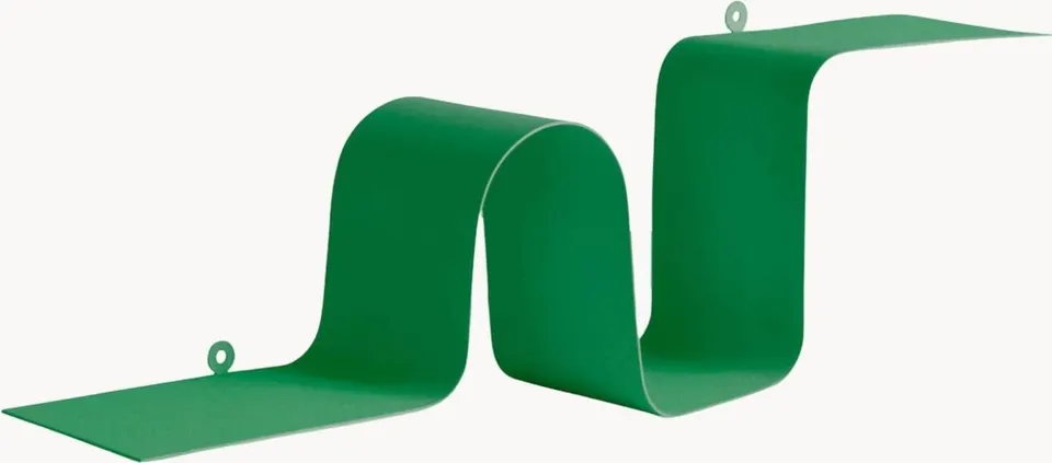 Wandregal Caterpillar aus robustem Metall in modernem Industriedesign für stilvolle Wanddekoration und praktische Aufbewahrung