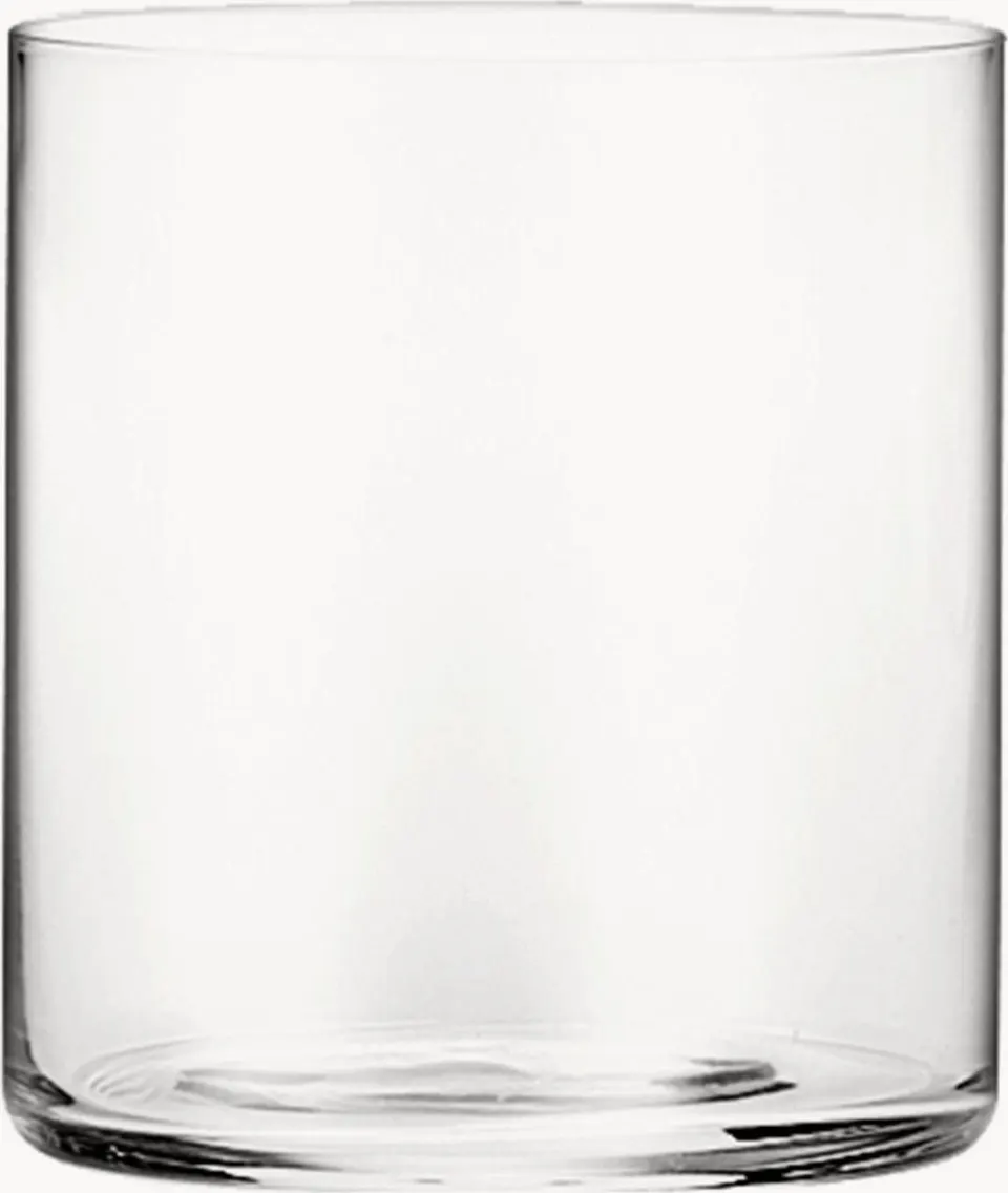 Klarglas-Gläser Luna 6er-Set transparentes Trinkglas aus robustem Glas modern schlichtes Design