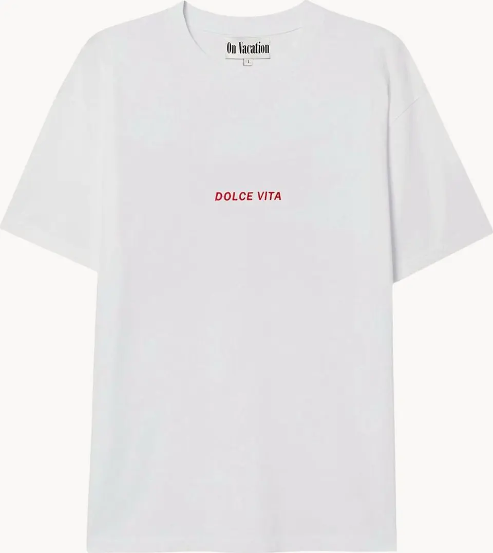 Organisches Unisex-T-Shirt Vita aus nachhaltiger Baumwolle in Weiß