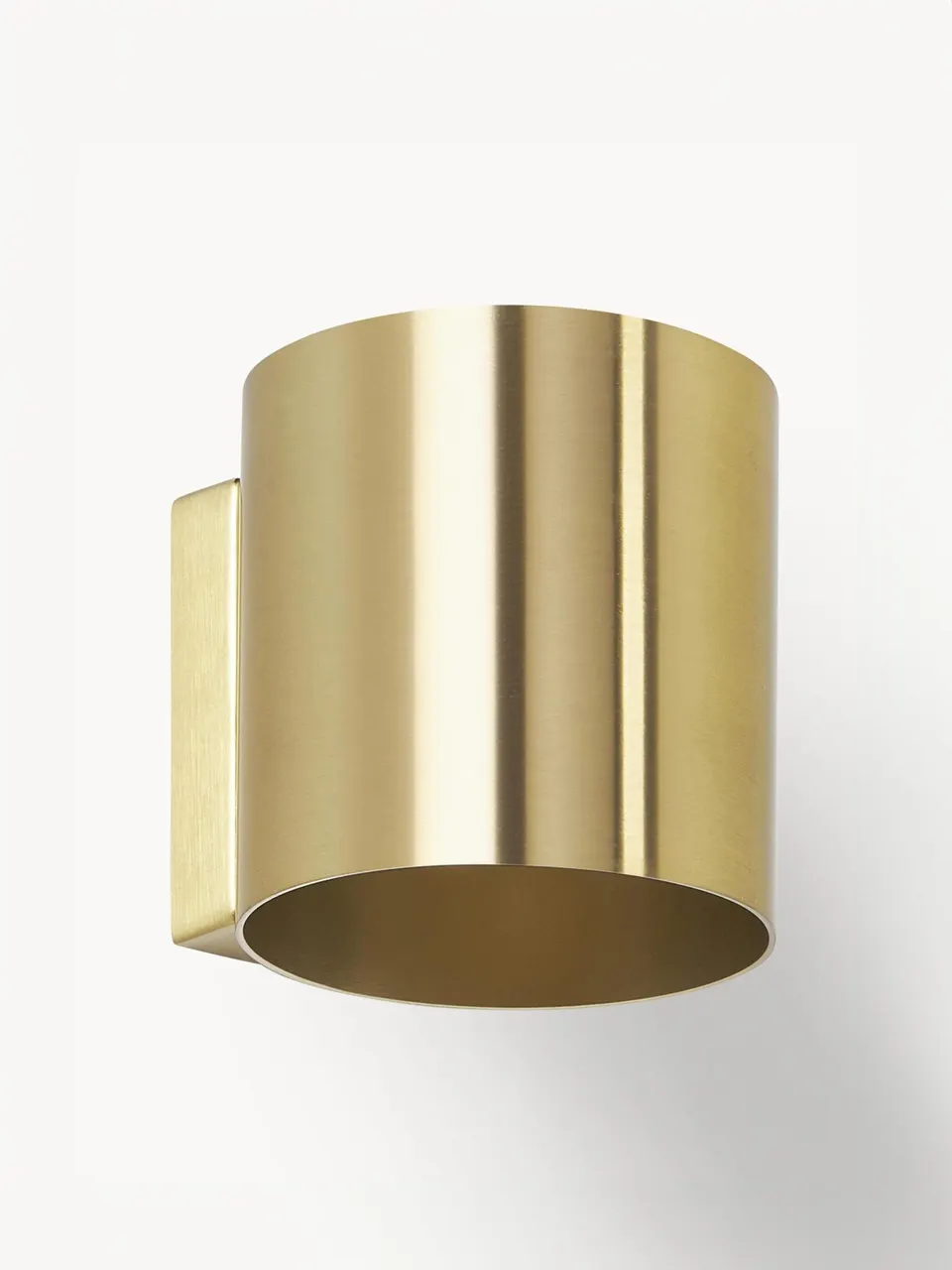 Kleine elegante Wandleuchte in Gold für stilvolle Innenraumbeleuchtung