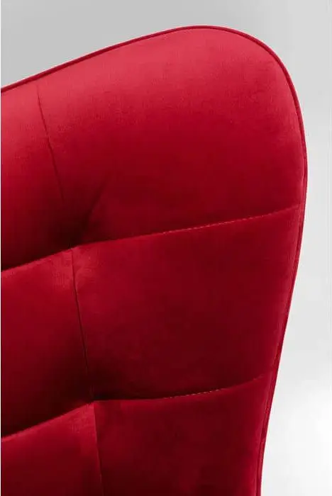 Loungesessel OSCAR Velvet Rot – Ansicht 4