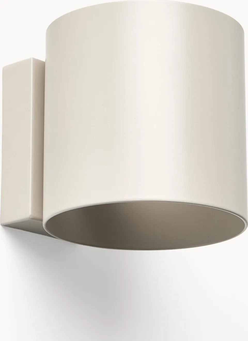 Kleine beige Wandleuchte modernes Design energiesparend Beleuchtung Wohnzimmer Schlafzimmer Flur