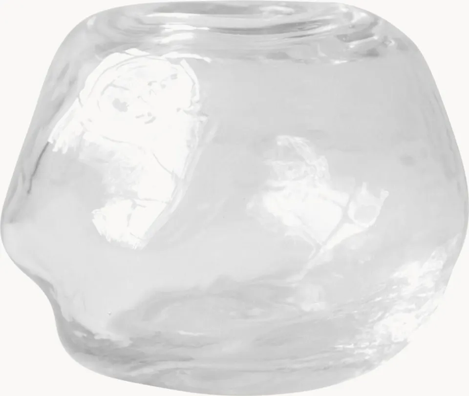 Moderner Glas-Kerzenhalter für elegante Raumdekoration und stimmungsvolle Beleuchtung