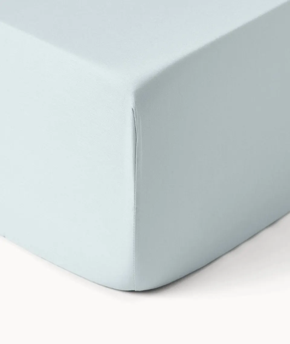Boxspring-Spannbettlaken 90x200x35cm in Weiß, elastisches Spannbettlaken für Boxspringbetten, hautfreundlicher Stoff, passgenaues Bettlaken, geeignet für Matratzenhöhe bis 35 cm