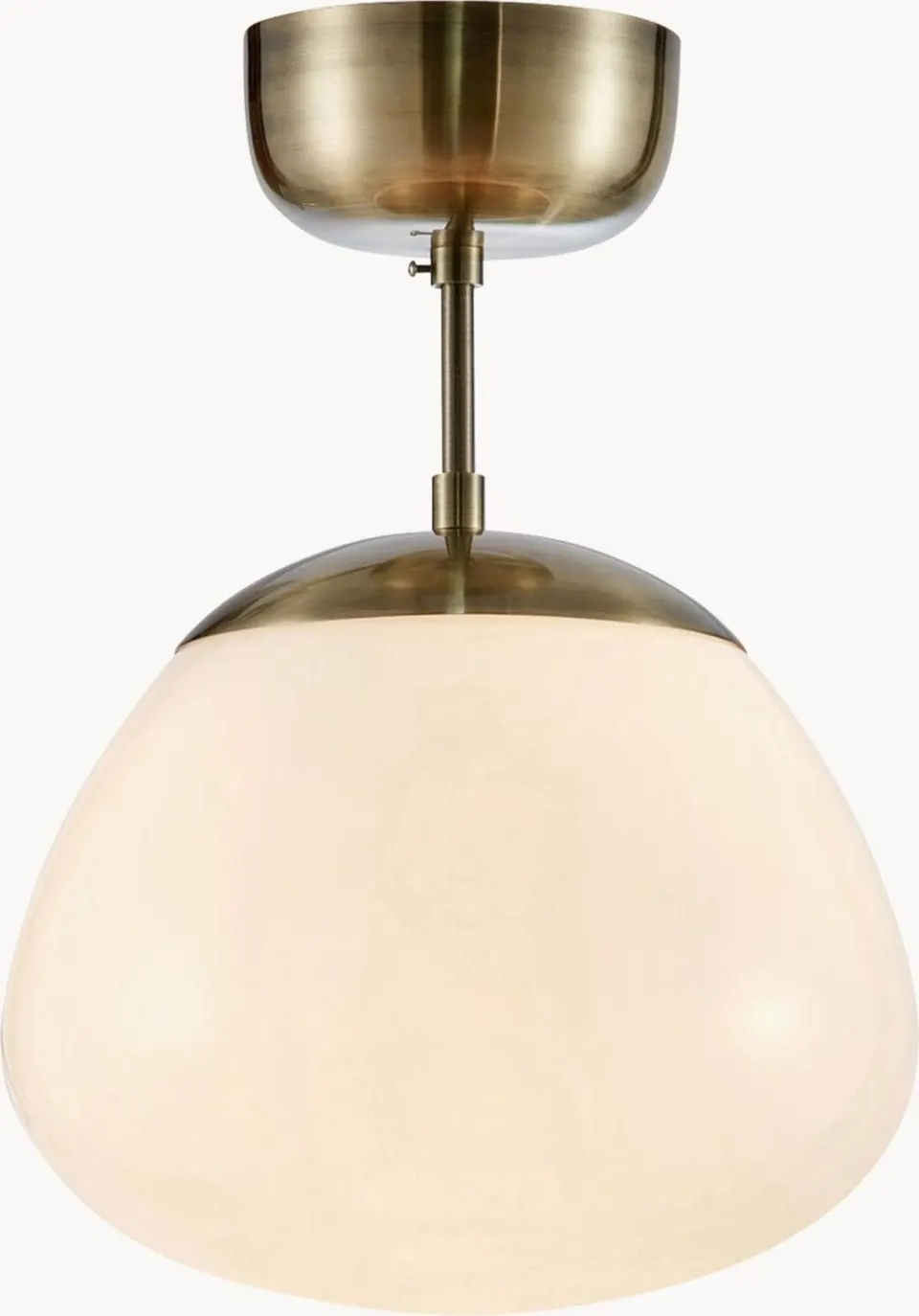Deckenleuchte Reis moderne runde Deckenlampe mit warmweißem Licht und energiesparendem LED-Leuchtmittel