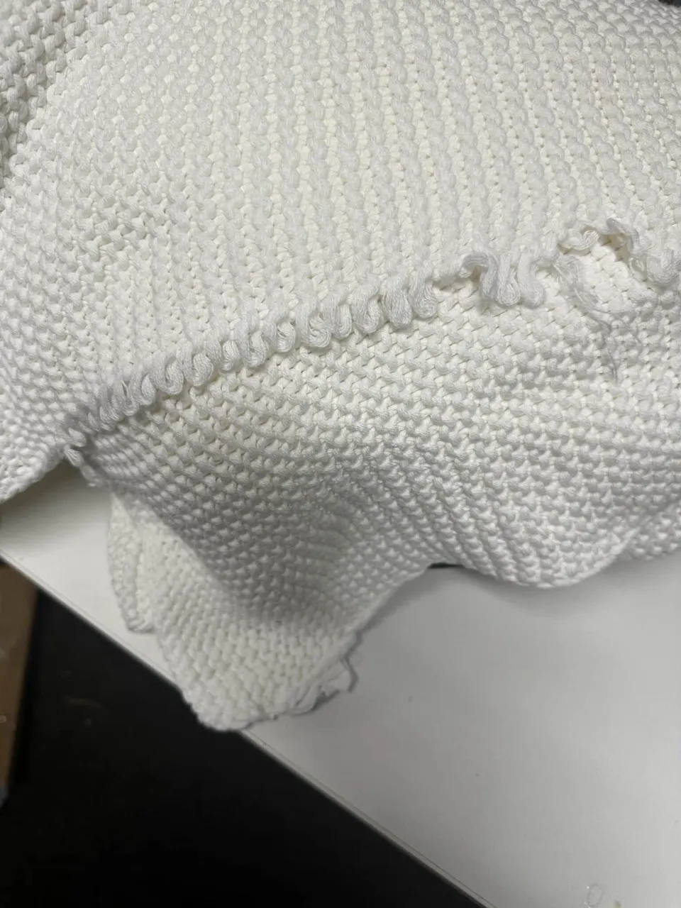 Strickdecke Adalyn aus Bio-Baumwolle 150x200cm – Ansicht 2