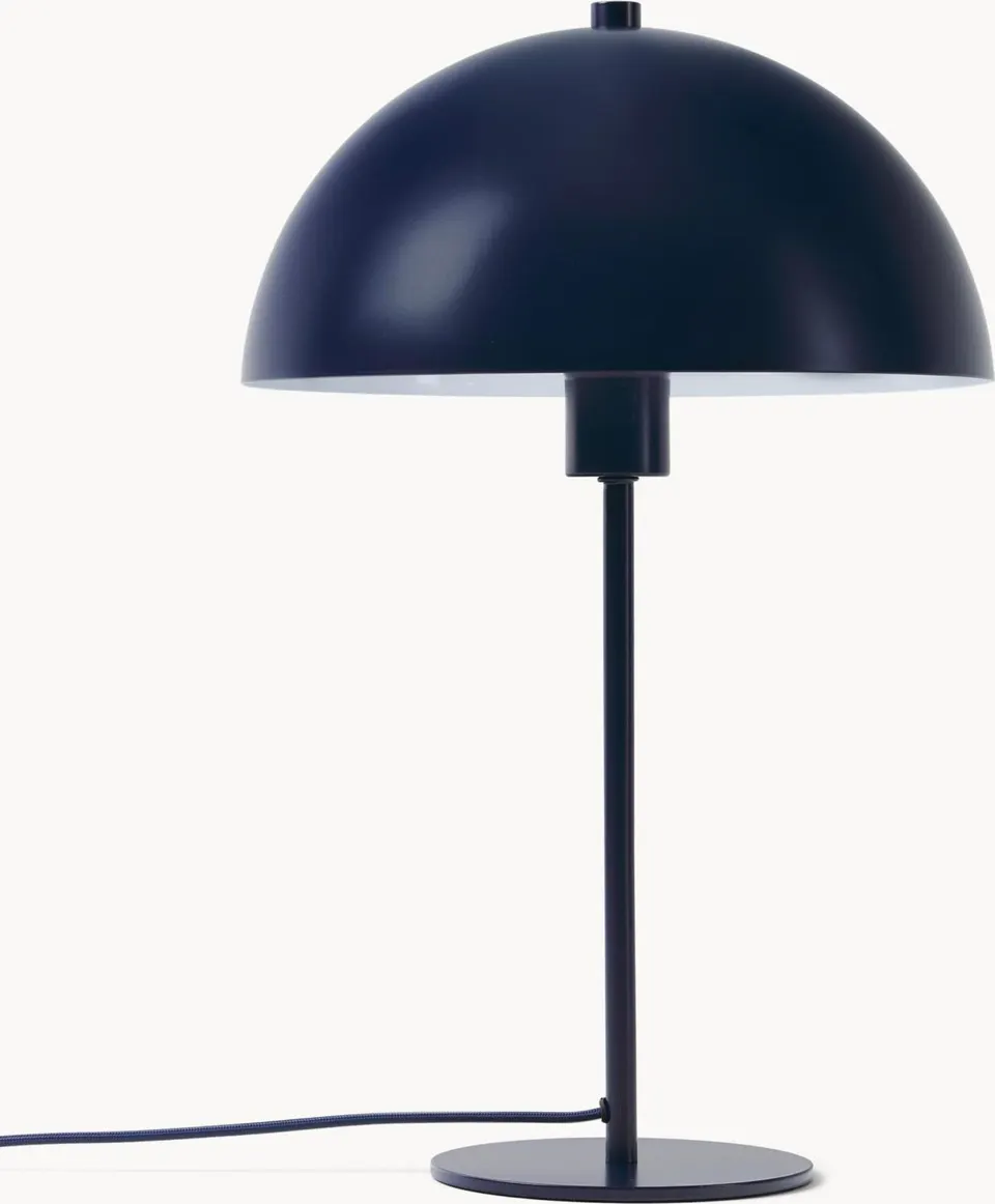 Tischlampe Dunkelblau mit modernem Design und warmem Licht für gemütliche Wohnräume
