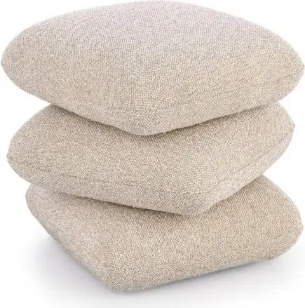 Pouf Antara Beige D 44,5 x H 44,5 – Ansicht 3