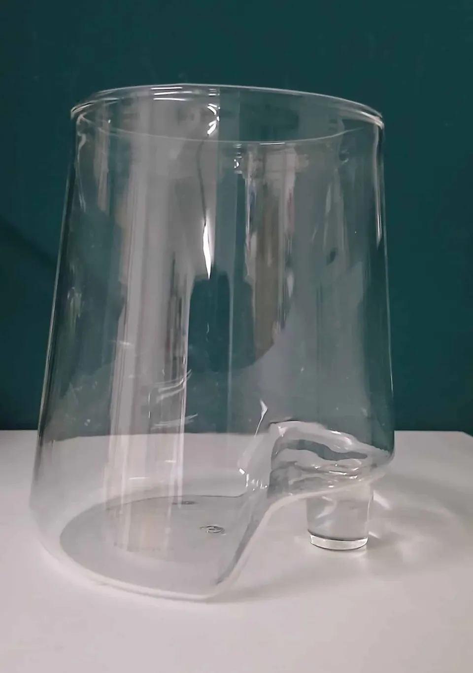 Glas Step modernes Treppengeländer aus klarem Sicherheitsglas elegant und stabil