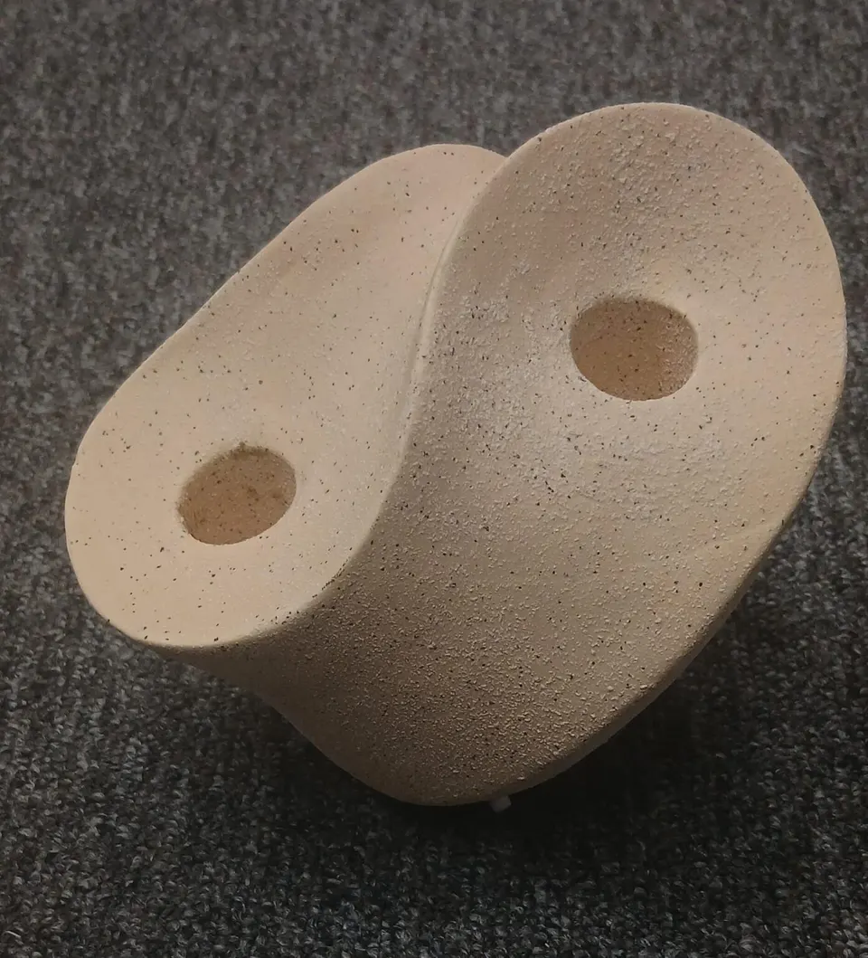 Kerzenständer Marmor Terrakotta – Ansicht 2