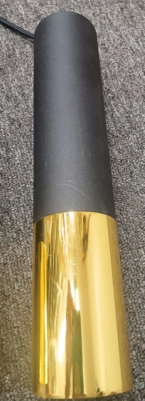 Kleine Cluster-Pendelleuchte Schwarz-Gold – Ansicht 3