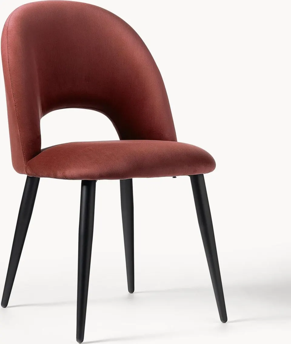 Samt-Polsterstuhl Rany elegant und komfortabel mit weichem Polster und modernem Design in samtigem Finish