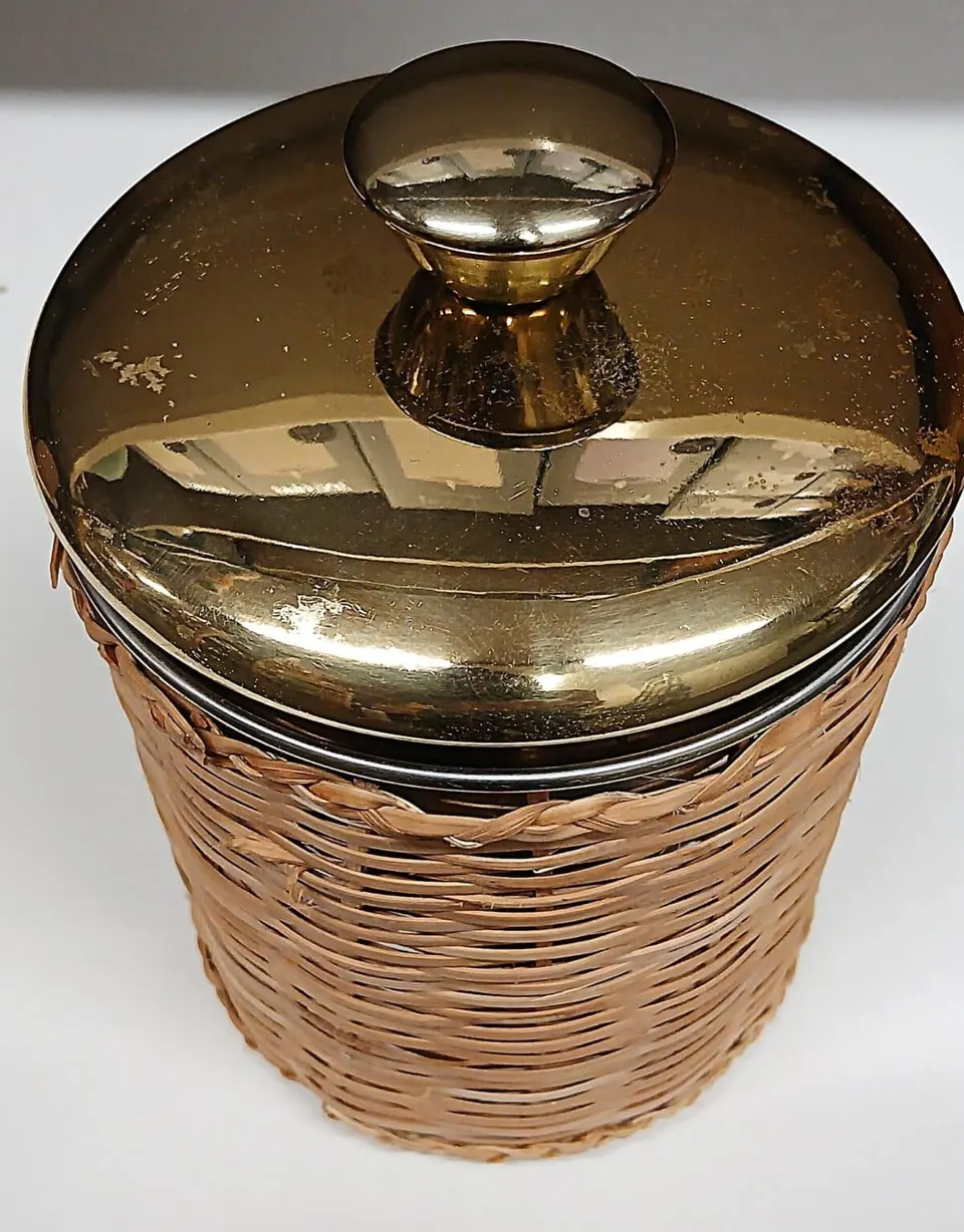 Rattan-Aufbewahrungsbox mit Deckel langlebig und dekorativ für Zuhause und Büro