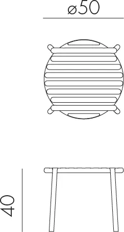 Nardi Beistelltisch Doga agave – Ansicht 5