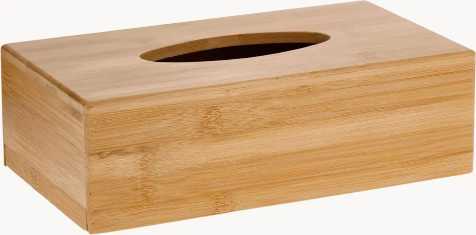 Kosmetiktuchbox Lisa aus nachhaltigem Bambus für stilvolle Aufbewahrung von Kosmetiktüchern